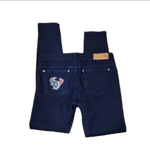 Meesh & Mia Texans Logo Skinny Jeans